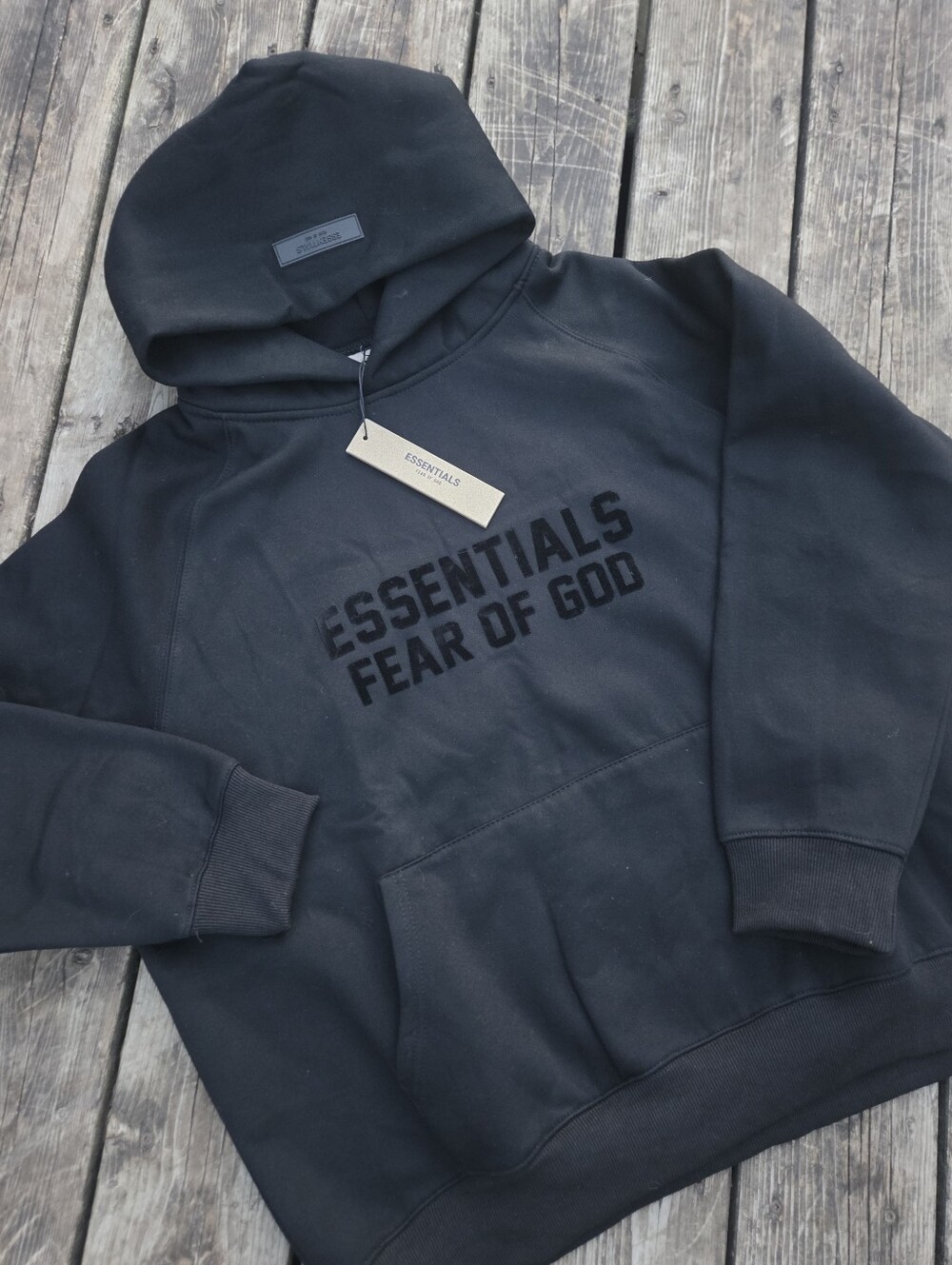 Fear of God Essentials Classic Fleece Hoodie Gray NWT